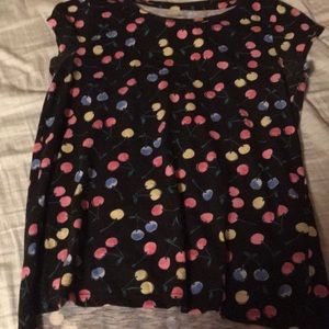 Cherries top ( not belly shirt)